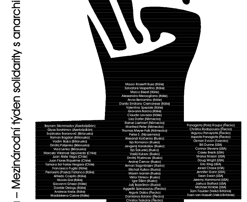 This was 6th international week of solidarity with anarchist prisoners This was 6th international week of solidarity with anarchist prisoners