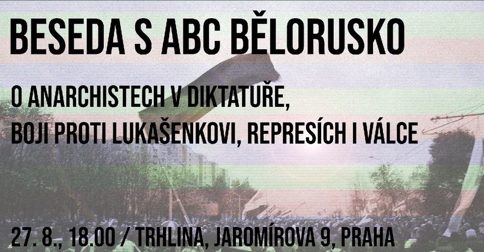 Presentation about anarchist prisoners in Belarus 27 August in Prague (Czech)
