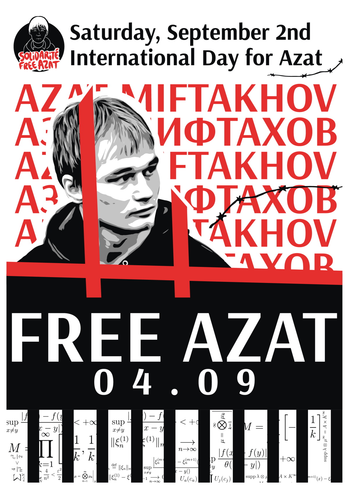 Free Azat – 2. September 2023 International Day of Solidarity with Azat