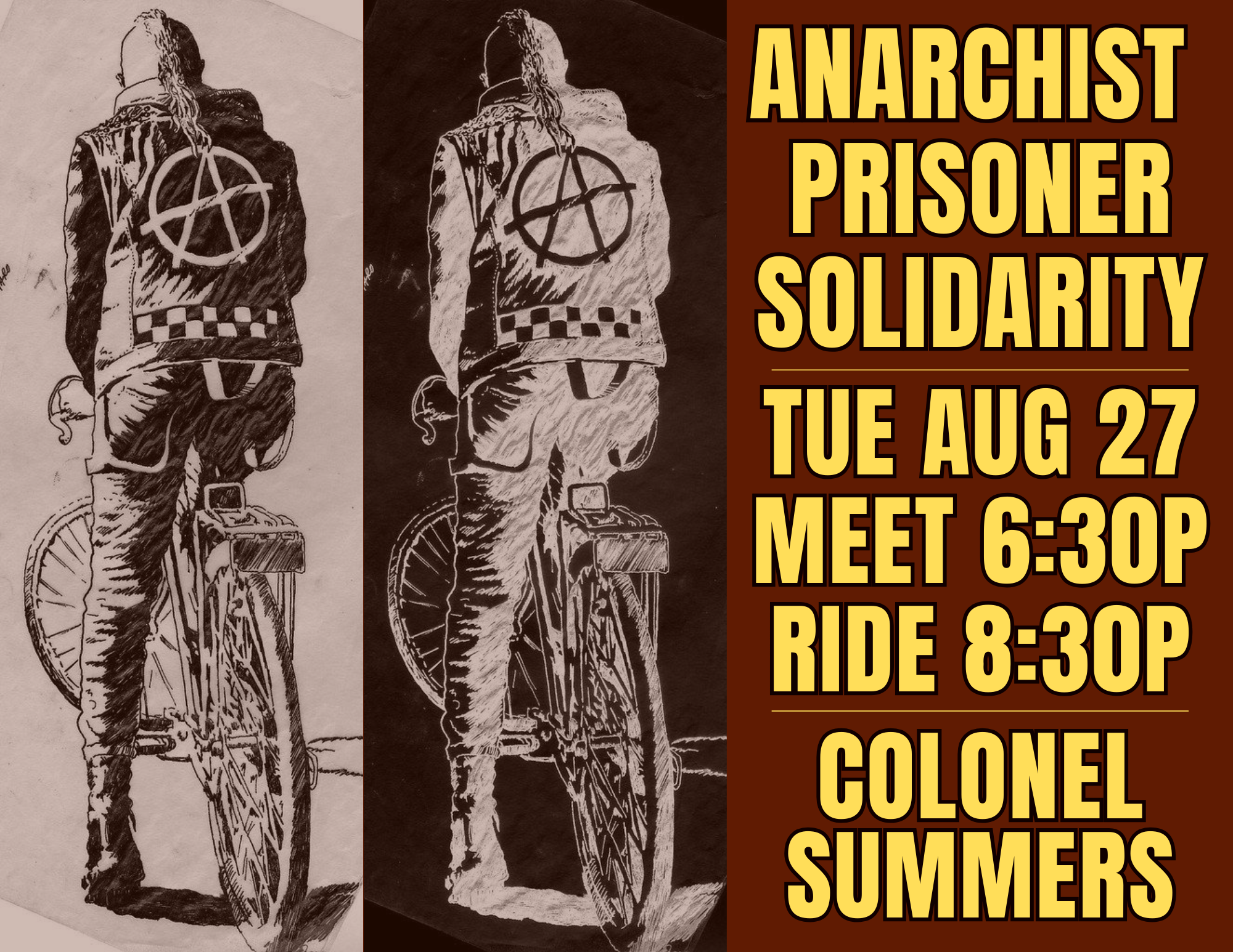 27.08. ANARCHIST PRISONER SOLIDARITY! in Portland, Oregon