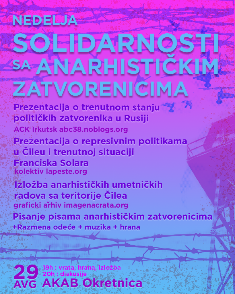 A Conversation on Repression and Anarchists in Chile and Russia